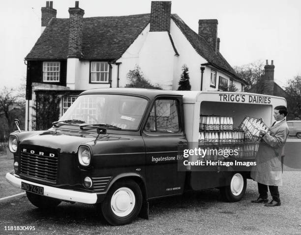 Ford Transit milk float. Creator: Unknown.