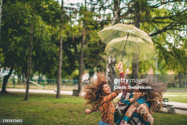 Happy While Raining Happy Even When Is Rainy High-Res Stock Photo - Getty Images