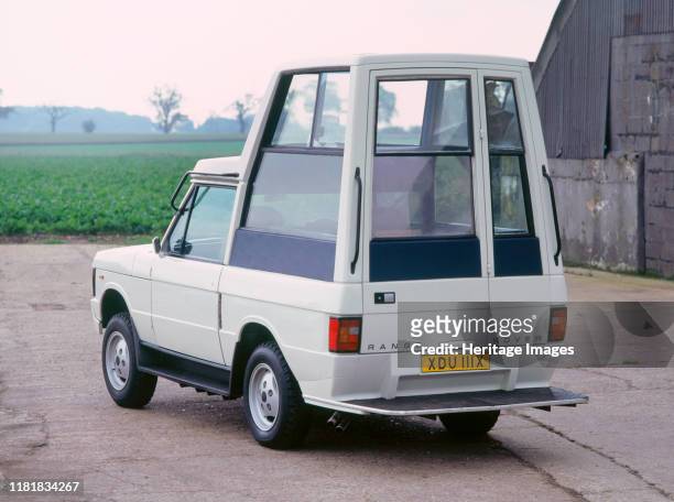 Range Rover Pope Mobile 1986. Creator: Unknown.