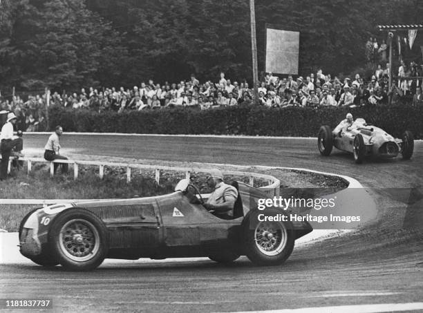 Alfa Romeo 158, Fangio, Belgium Grand Prix at Spa 1950. Creator: Unknown.