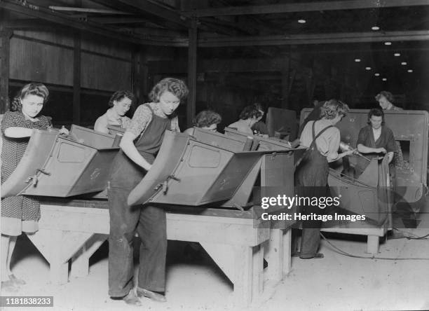 Ford factory women workers during 2nd World War. Creator: Unknown.