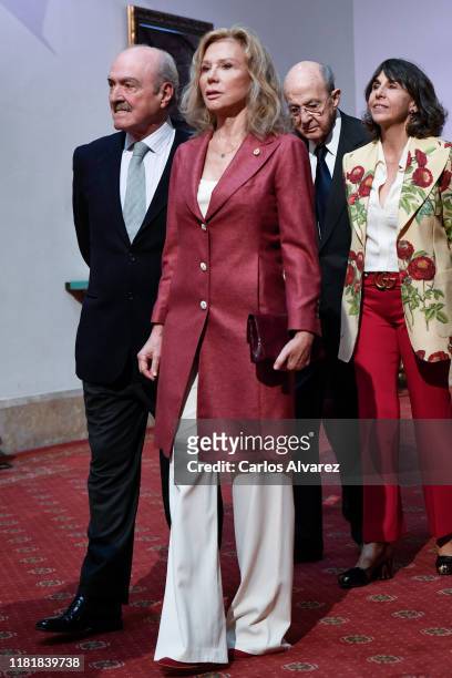 Alicia Koplowitz attends several audiences to congratulate the winners at the Reconquista Hotel during the 'Princesa De Asturias' Awards 2019 on...