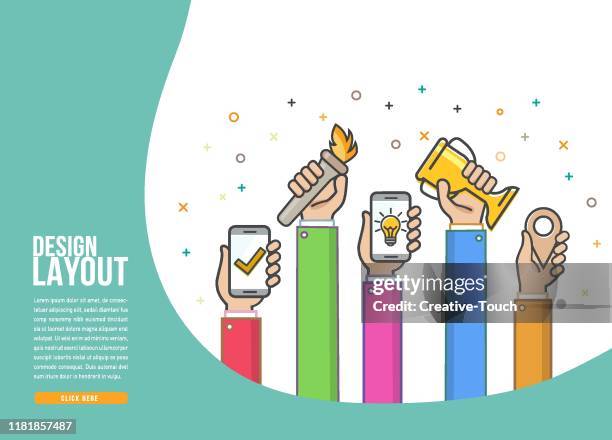 thin hands concepts - building code stock illustrations