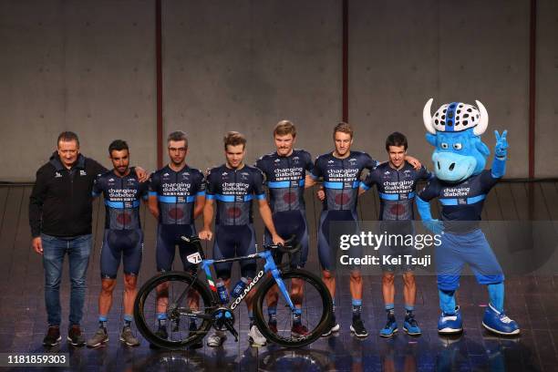 Stephen Clancy of Ireland and Team Novo Nordisk / Joonas Henttala of Finland and Team Novo Nordisk / Brian Kamstra of Netherlands and Team Novo...