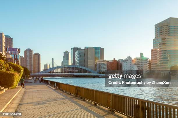 tokyo urban street, japan at day time. - kanto region stock pictures, royalty-free photos & images