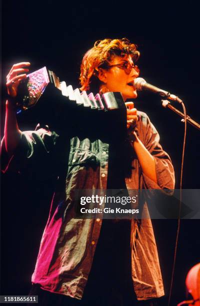 Fairground Attraction, Eddi Reader, Ancienne Belgique , Brussels, Belgium, 1st March 1989.