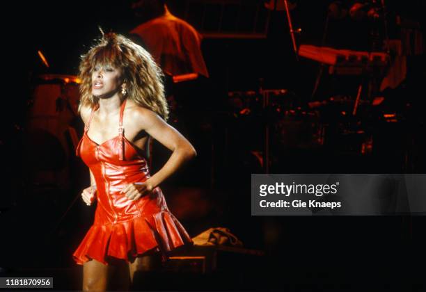 Tina Turner, Belga Beach Festival, Oostende, Belgium, 24th July 1987.