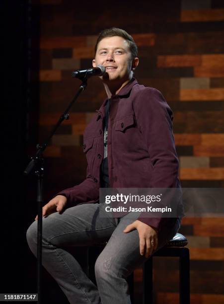 Scotty McCreery performs during iHeartCountry One Night For Our Military Presented by Roche at the Country Music Hall of Fame on November 07, 2019 in...