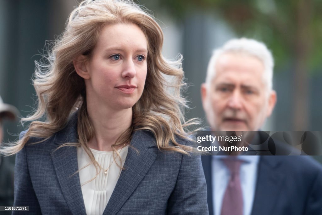 Elizabeth Holmes Theranos Court Hearing