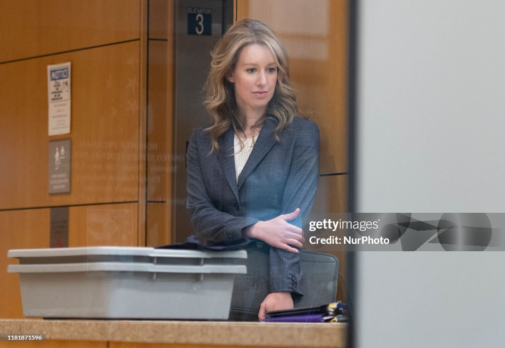 Elizabeth Holmes Theranos Court Hearing