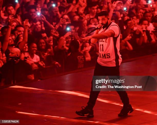 September 13th, 2018 - Drake performs at Capital One Arena in Washington, D.C. As part of his Aubrey and the Three Migos Tour. His latest album,...