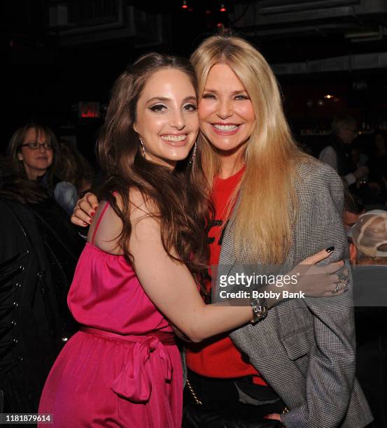 Christie Brinkley and Alexa Ray Joel attend Rockers On Broadway 2019 at Le Poisson Rouge on November 11, 2019 in New York City.