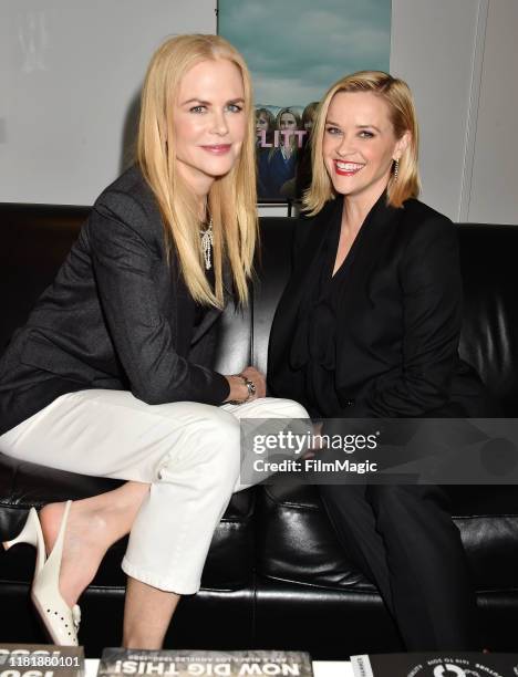 Nicole Kidman and Reese Witherspoon attend the HBO "Big Little Lies" FYC at the Hammer Museum on November 11, 2019 in Los Angeles, California.