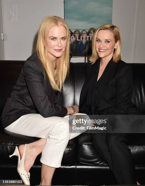 Nicole Kidman and Reese Witherspoon attend the HBO "Big Little Lies" FYC at the Hammer Museum on November 11, 2019 in Los Angeles, California.