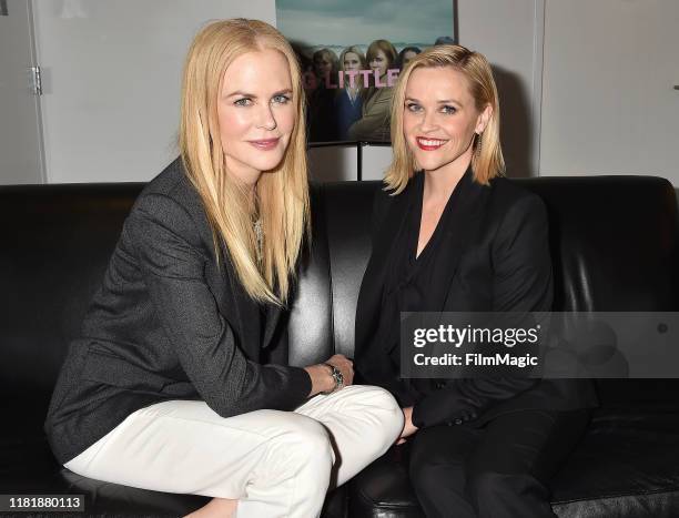 Nicole Kidman and Reese Witherspoon attend the HBO "Big Little Lies" FYC at the Hammer Museum on November 11, 2019 in Los Angeles, California.