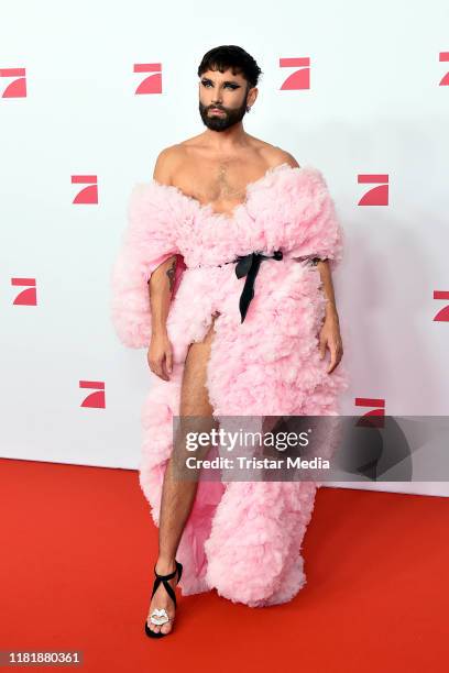 Conchita Wurst during the premiere of the TV show "Queen of Drags" at Zoo Palast on November 11, 2019 in Berlin, Germany.