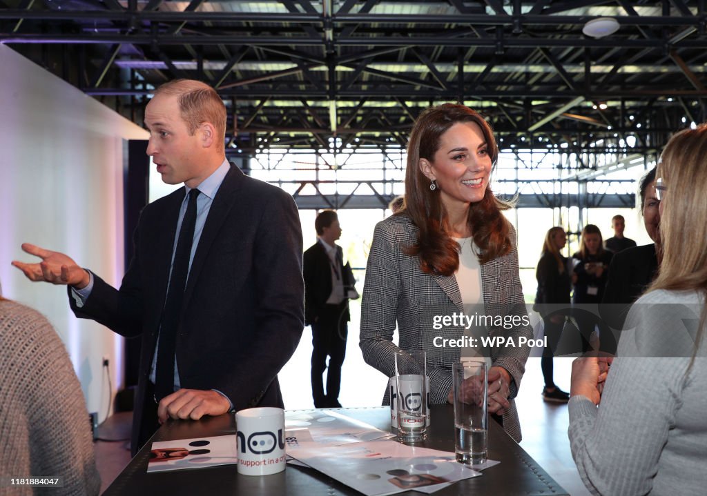 The Duke And Duchess Of Cambridge Attend Shout's Crisis Volunteer Celebration Event