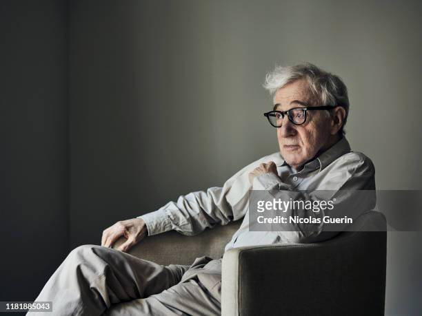 Filmmaker Woody Allen poses for a portrait on June, 2019 in Paris, France.