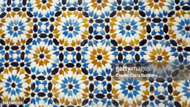 tetouan medina, northern morocco - moroccan tile stock pictures, royalty-free photos & images