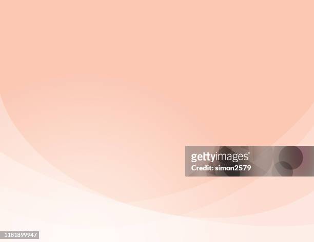 abstract technology background with curve overlapped geometric shape - peaches stock illustrations