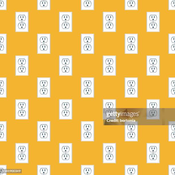 outlet energy & power pattern - power point background stock illustrations