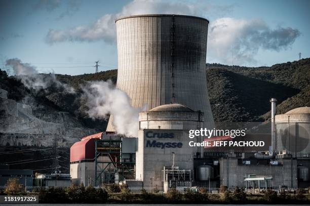 Cruas nuclear power plant is pictured, on November 12 after an earthquake with a magnitude of 5.4 hit the area. - An unusually strong earthquake hit...