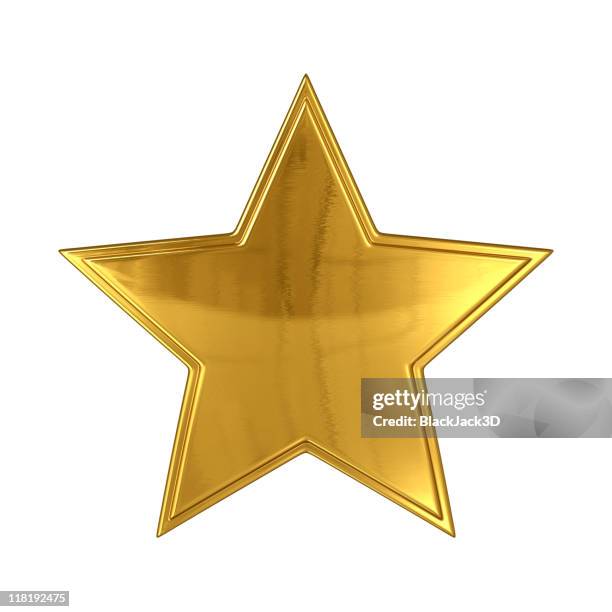 gold star - stars of amfar stockfoto's en -beelden