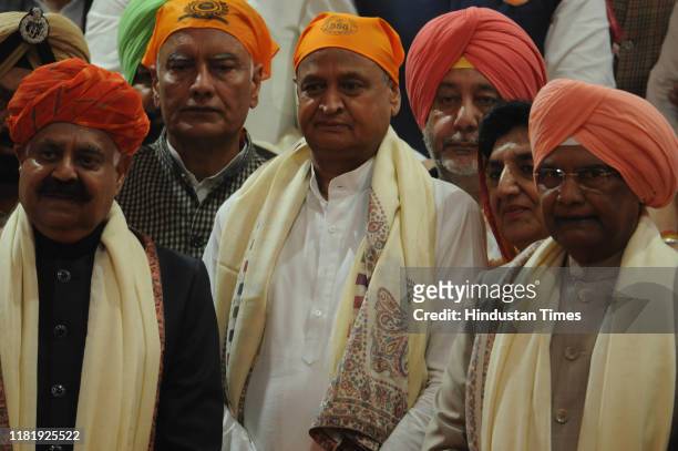President Ram Nath Kovind , former CM Punjab Rajinder Kaur Bhattal, Khadur Sahib MP Jasbir Singh Dimpa, Rajasthan chief minister Ashok Gehlot,...