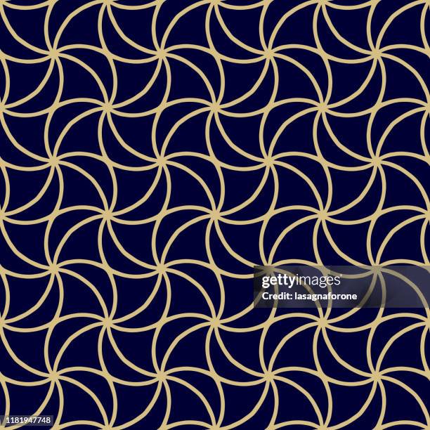 seamless geometric vector pattern - half moon pattern stock illustrations