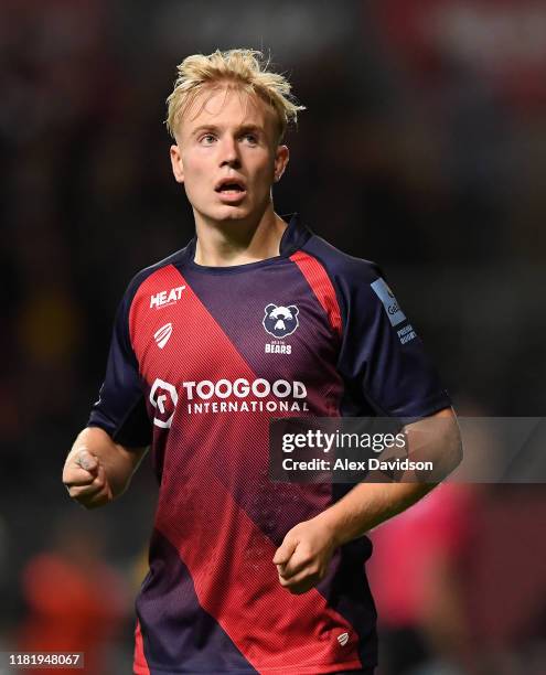 Matt Protheroe of Bristol Bears looks on during the Gallagher Premiership Rugby match between Bristol Bears and Bath Rugby at Ashton Gate Stadium on...