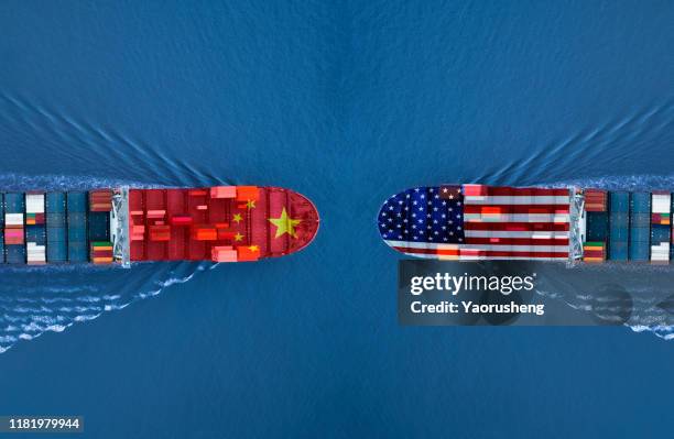 trade war between usa and china - china politics imagens e fotografias de stock