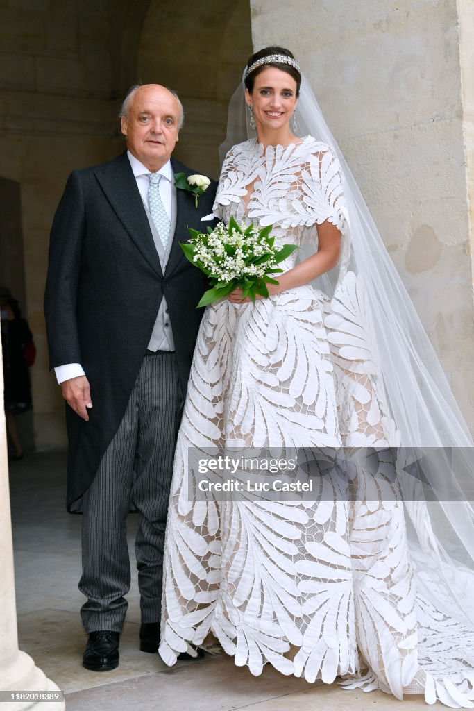 Wedding Of Prince Jean-Christophe Napoleon And Olympia Von Arco-Zinneberg At Les Invalides