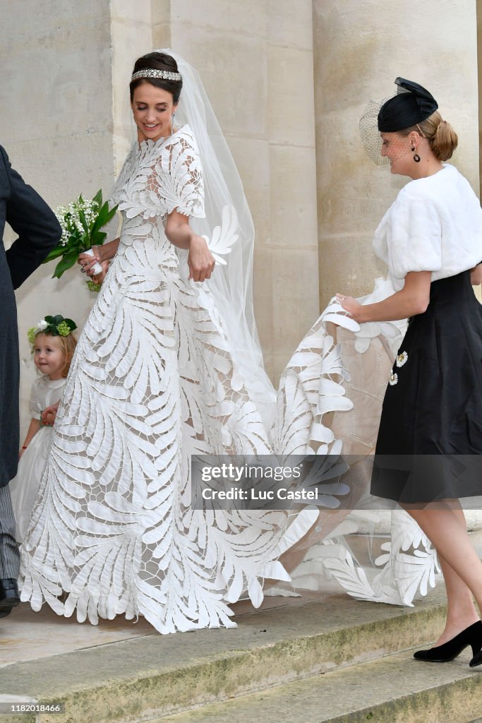 Wedding Of Prince Jean-Christophe Napoleon And Olympia Von Arco-Zinneberg At Les Invalides