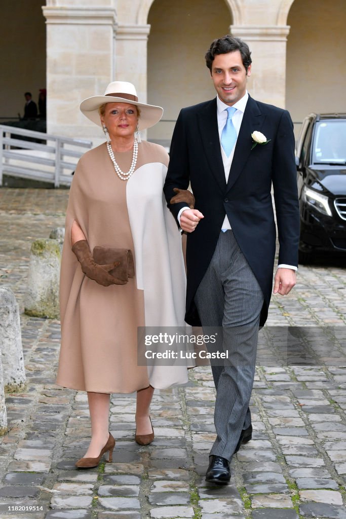 Wedding Of Prince Jean-Christophe Napoleon And Olympia Von Arco-Zinneberg At Les Invalides