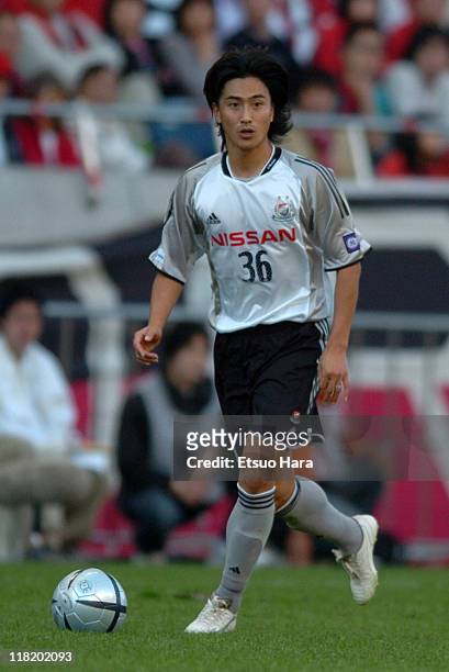 Ahn Jung-Hwan of Yokohama F. Marinos in action during the J.League Division 1 second stage match between Urawa Red Diamonds and Yokohama F. Marinos...