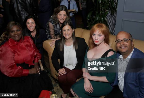Vanity Fair Primetime Party" -- Pictured: Retta, "Good Girls"; Tracey Pakosta, Co-President, Scripted Programming, NBC Entertainment; JoAnn Alfano,...