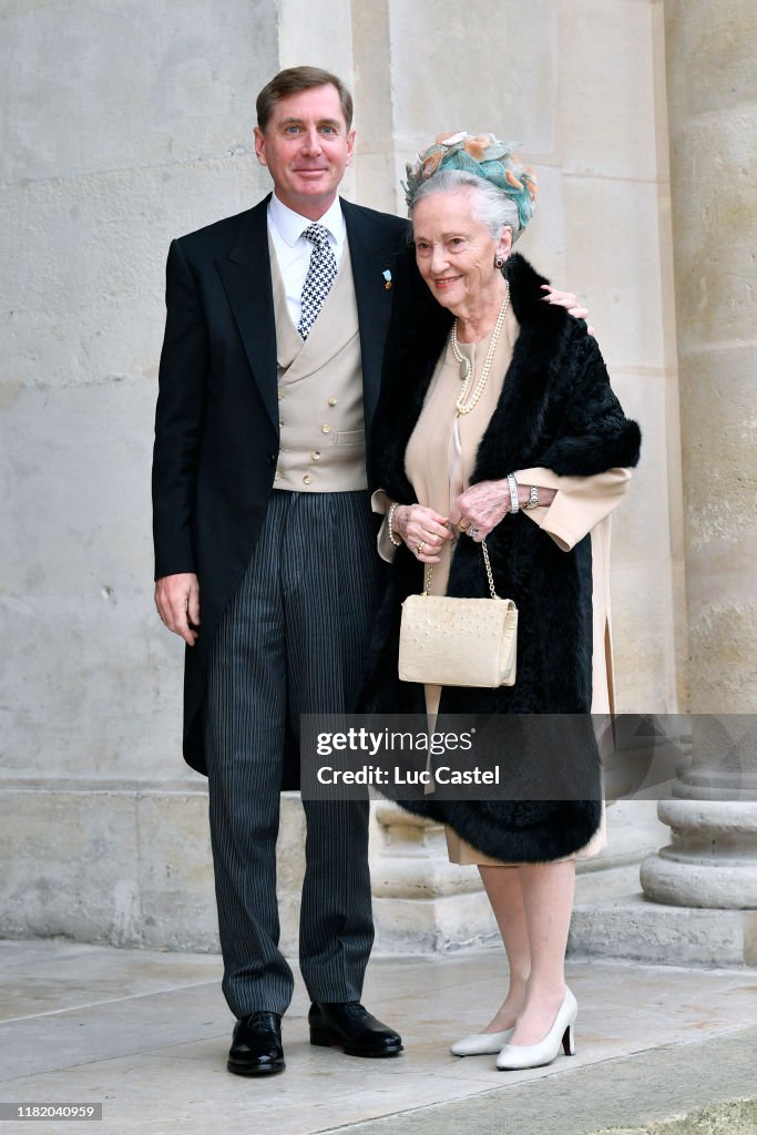 Wedding Of Prince Jean-Christophe Napoleon And Olympia Von Arco-Zinneberg At Les Invalides