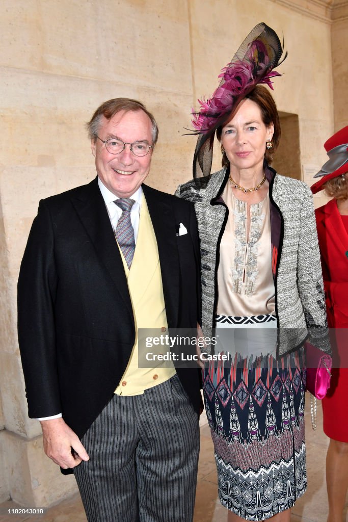 Wedding Of Prince Jean-Christophe Napoleon And Olympia Von Arco-Zinneberg At Les Invalides