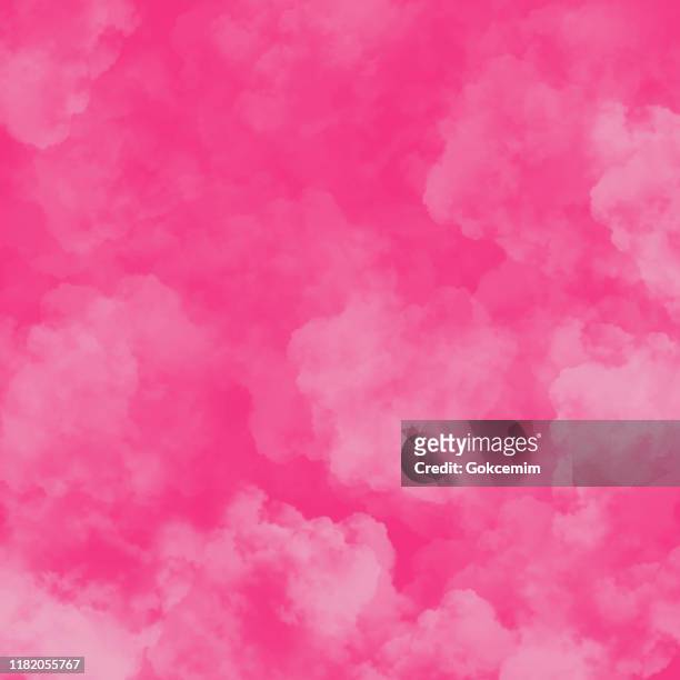 粉紅霧或煙霧背景。粉紅色向量雲、霧或煙霧背景。賀卡和標籤的設計項目，市場行銷，名片抽象背景。 - nebula 幅插畫檔、美工圖案、卡通及圖標