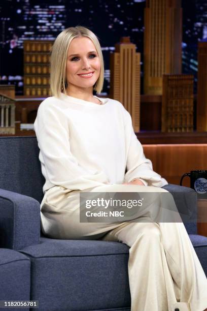 Episode 1154 -- Pictured: Actress Kristen Bell during an interview on November 12, 2019 --