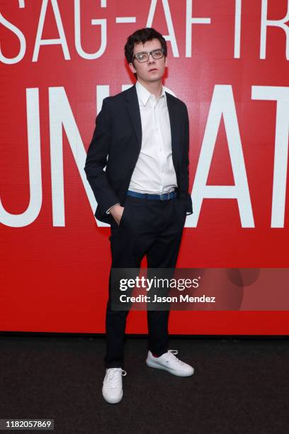 Asa Butterfield attends SAG-AFTRA Foundation Conversations: "Sex Education" at The Robin Williams Center on November 12, 2019 in New York City.