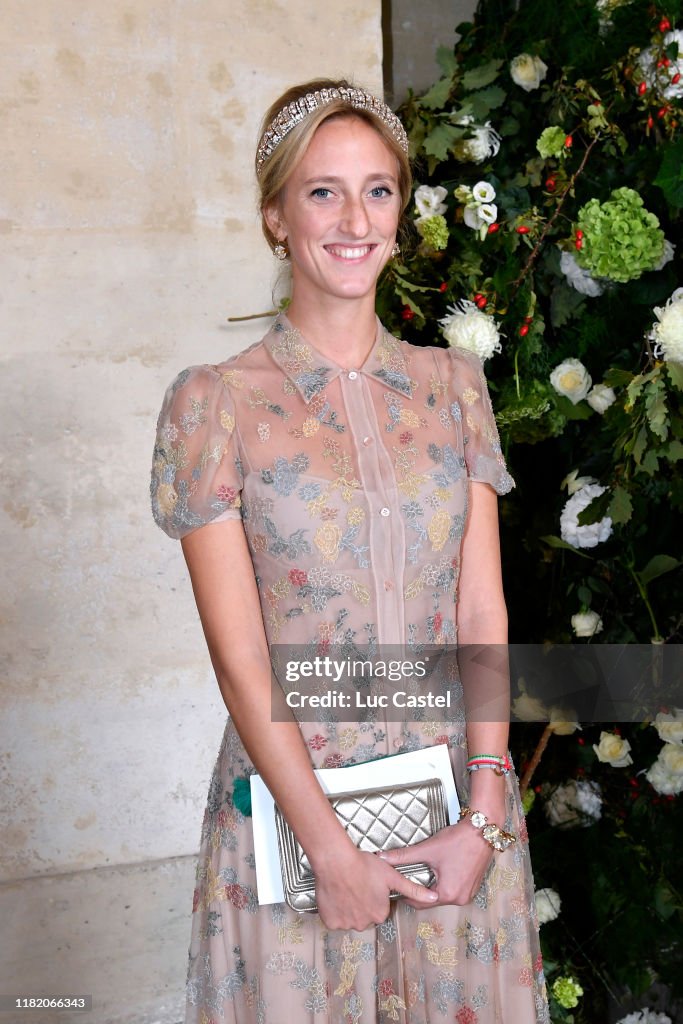 Wedding Of Prince Jean-Christophe Napoleon And Olympia Von Arco-Zinneberg At Les Invalides