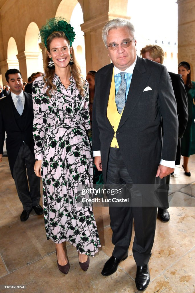 Wedding Of Prince Jean-Christophe Napoleon And Olympia Von Arco-Zinneberg At Les Invalides