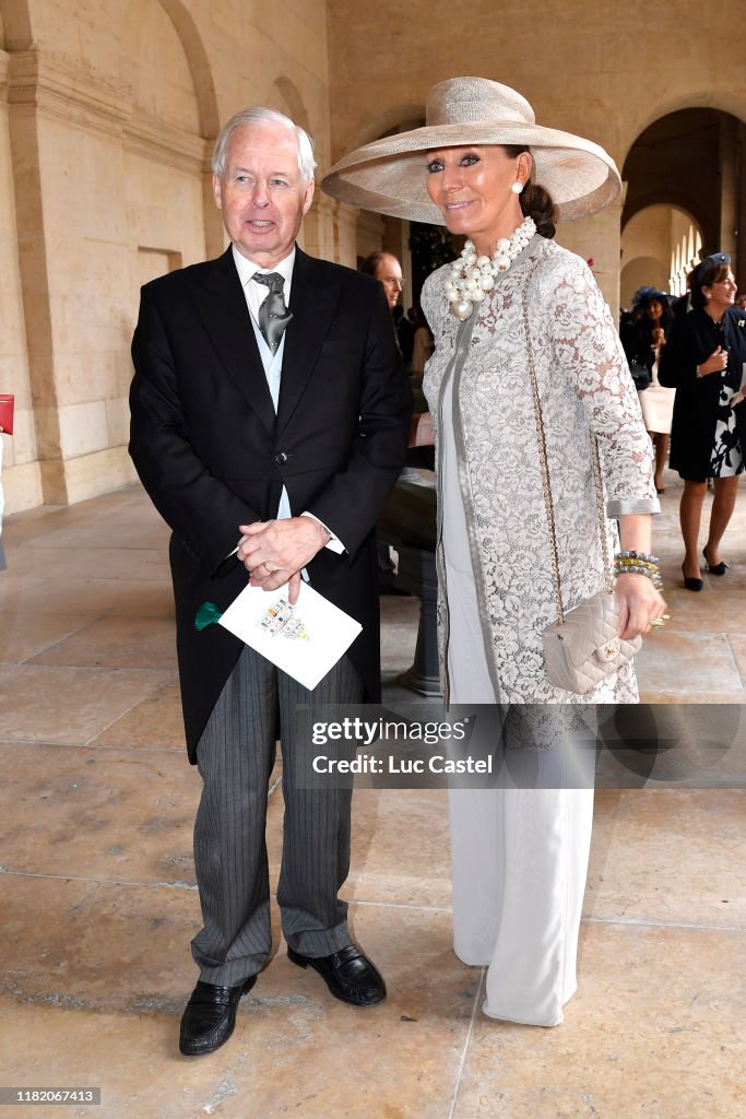 Wedding Of Prince Jean-Christophe Napoleon And Olympia Von Arco-Zinneberg At Les Invalides
