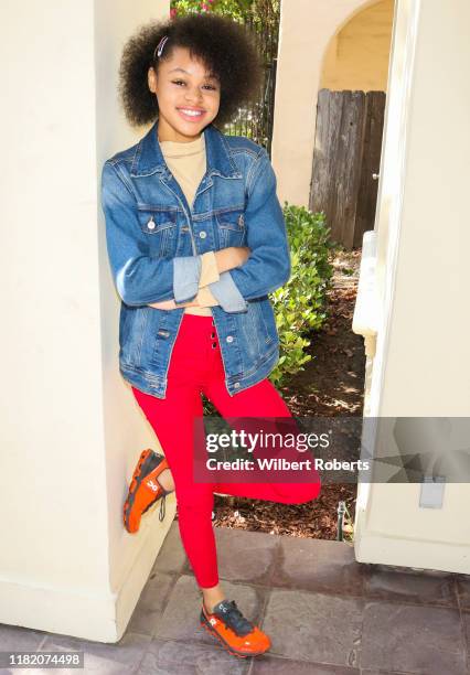 Briana Roy poses for portrait at TAP The Artists Project Giveback Day on October 18, 2019 in Los Angeles, California.