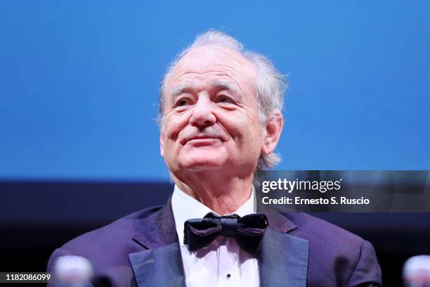 Bill Murray attends the masterclass during the 14th Rome Film Festival on October 19, 2019 in Rome, Italy.