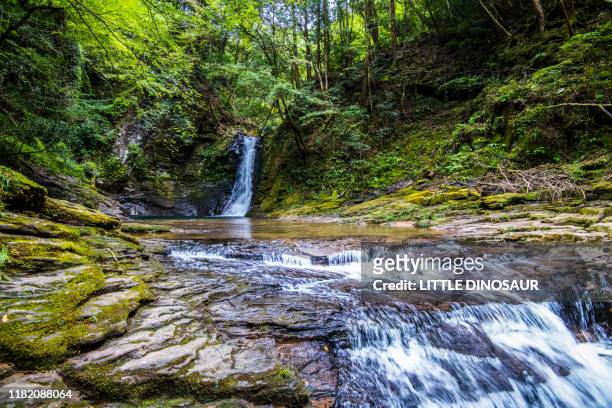biwa-daki, akame 48 waterfalls - mie prefecture stock pictures, royalty-free photos & images