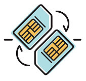 Sim Card Swap Fraud - Icon