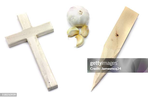 vampire removal kit - vampire cross stock pictures, royalty-free photos & images