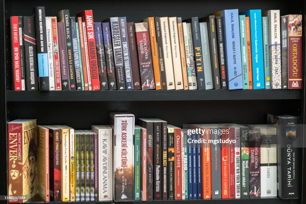 Traditionele boekenwinkel in Turkije